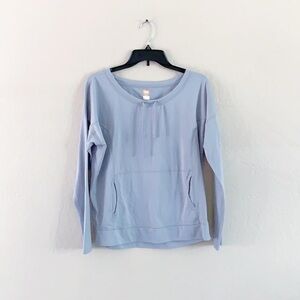 Lucy Lucytech Light Gray Comfortable Pullover Athletic Top‎